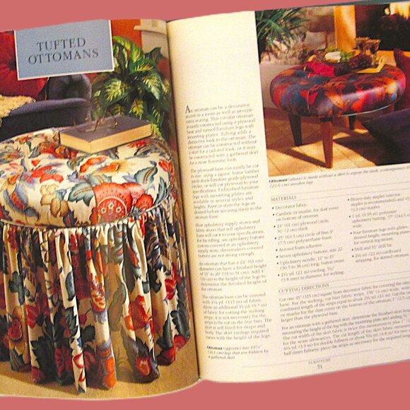 Decorating(book)with Fabric & Wallpapering projects & Ideas by Randam House publ - Picture 13 of 15
